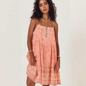 Spell Sundown Strappy Mini Dress M